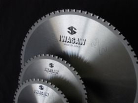 Dry cut blade for steel